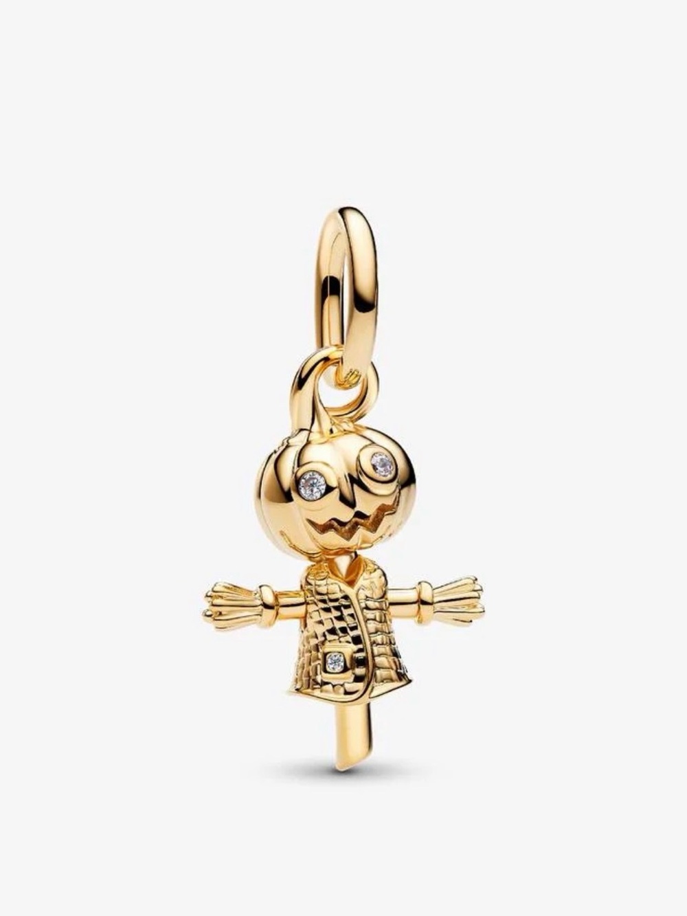 Authentic Pandora Pumpkin Scarecrow Dangle Charm